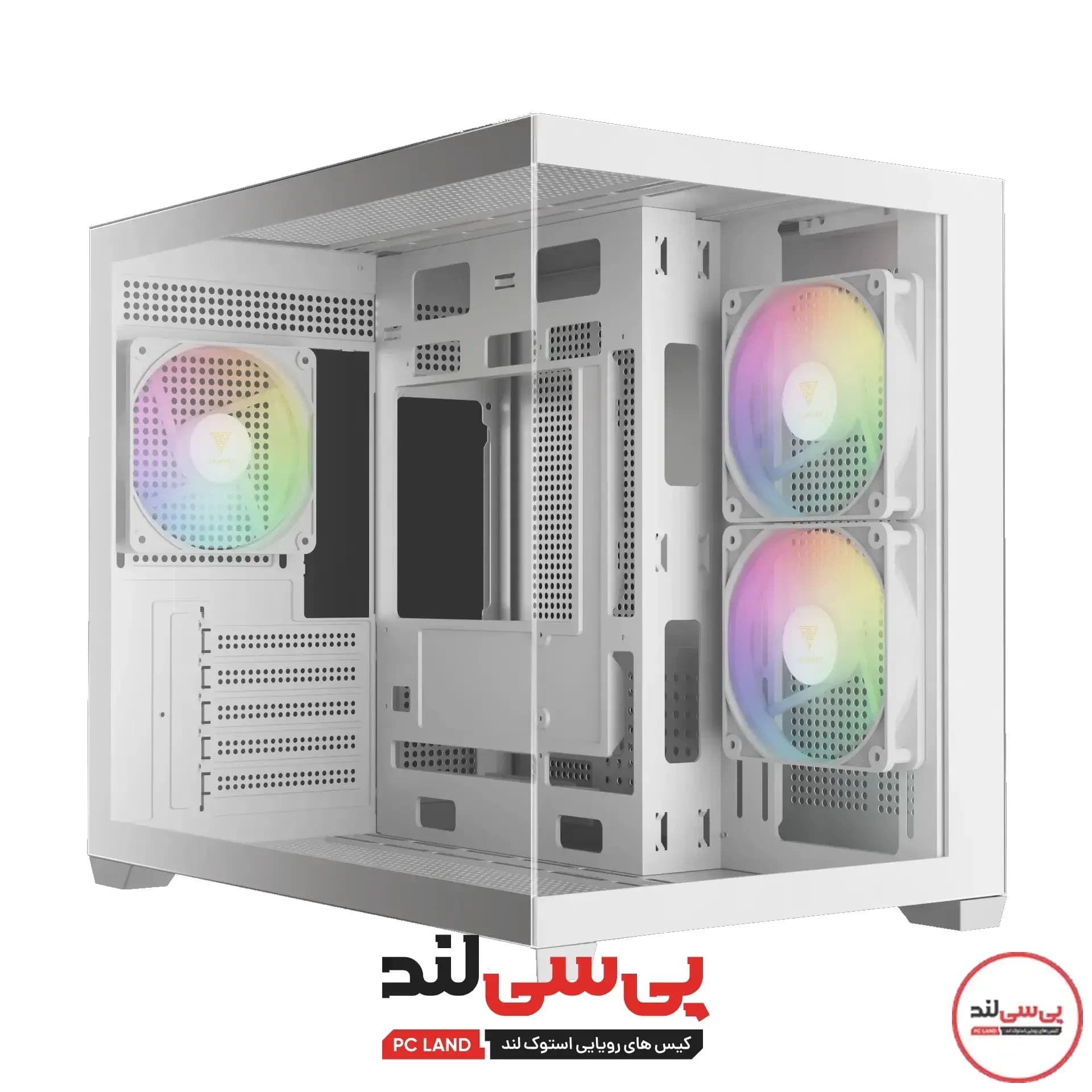 کیس ورک استیشن Gamdias مدل Aura White GC10M - تصویر 2