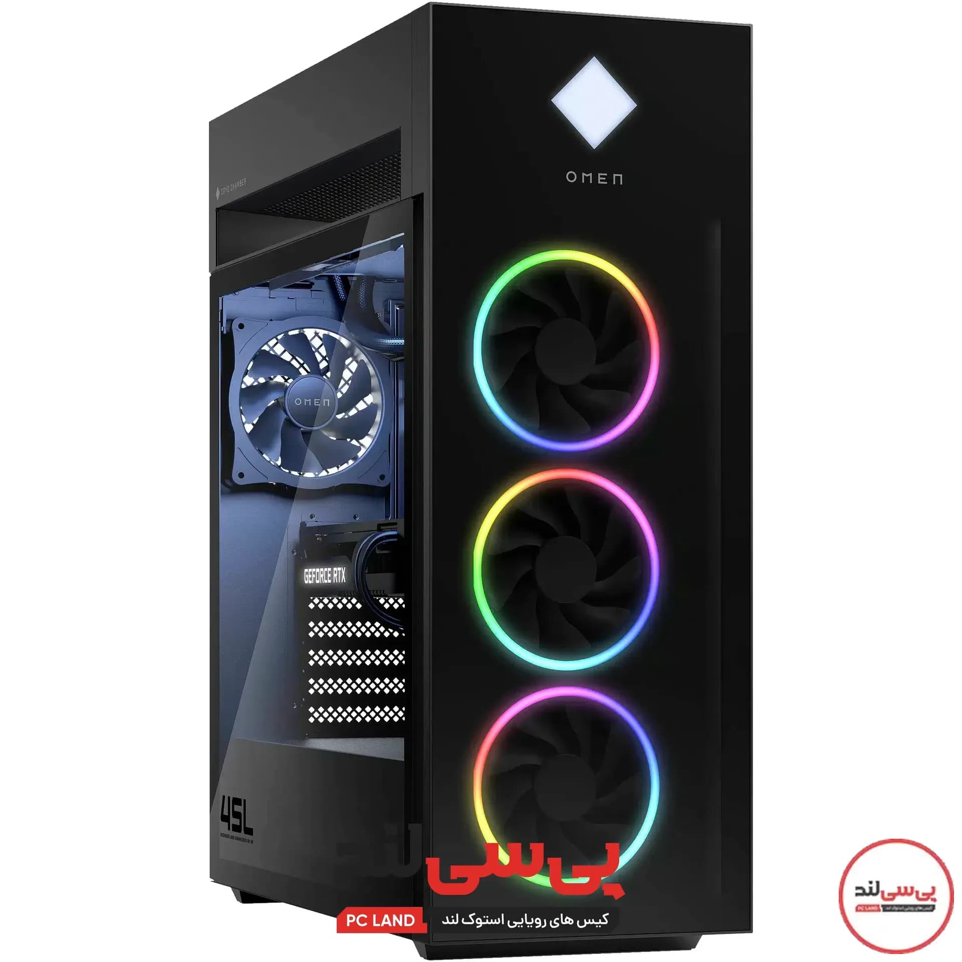 کیس گیمینگ HP مدل Omen 45L GT22 | پردازنده Core Ultra