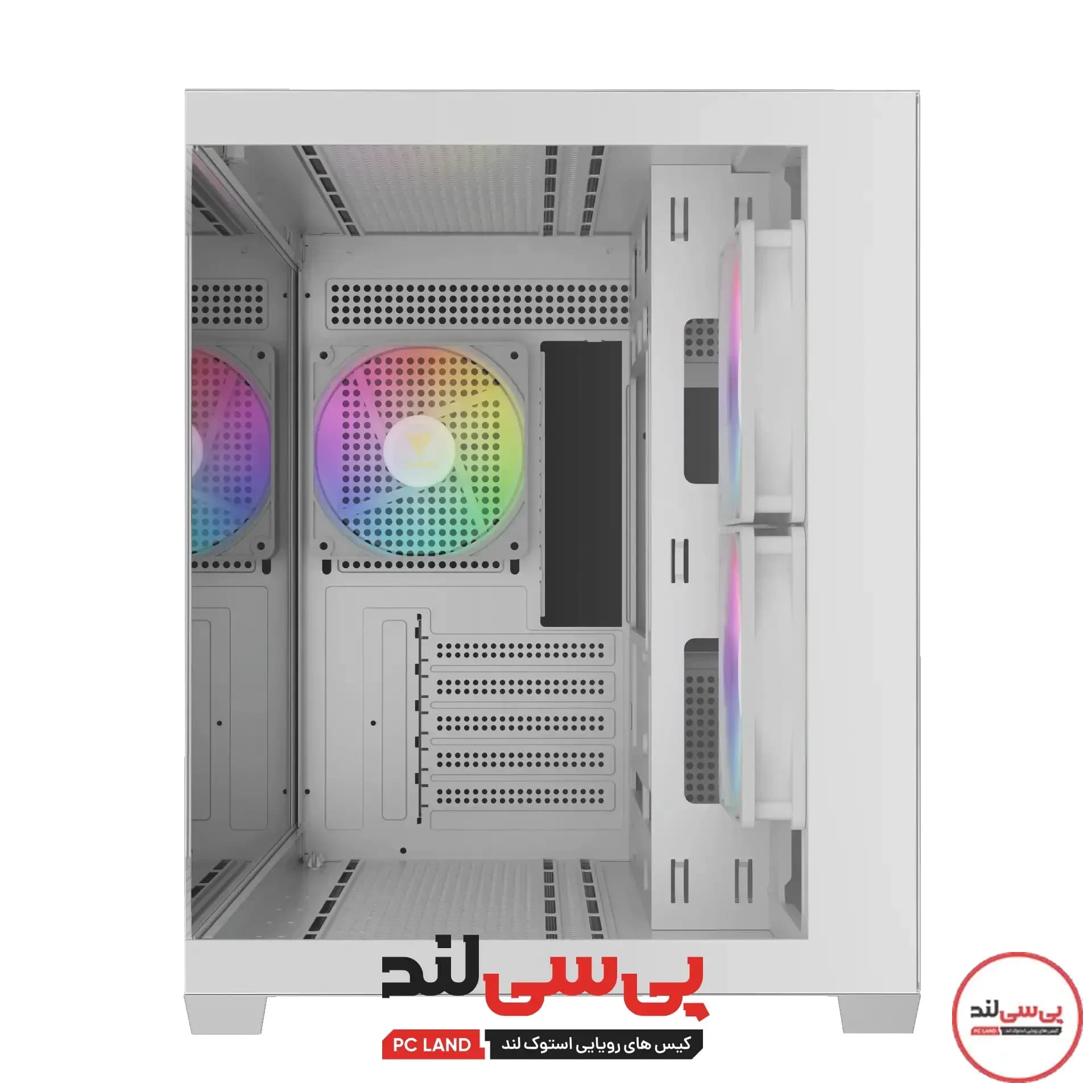 کیس ورک استیشن Gamdias مدل Aura White GC10M - تصویر 3